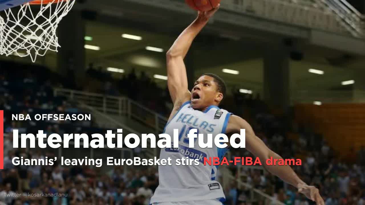 Giannis Antetokounmpo injury: Withdraws from FIBA World Cup
