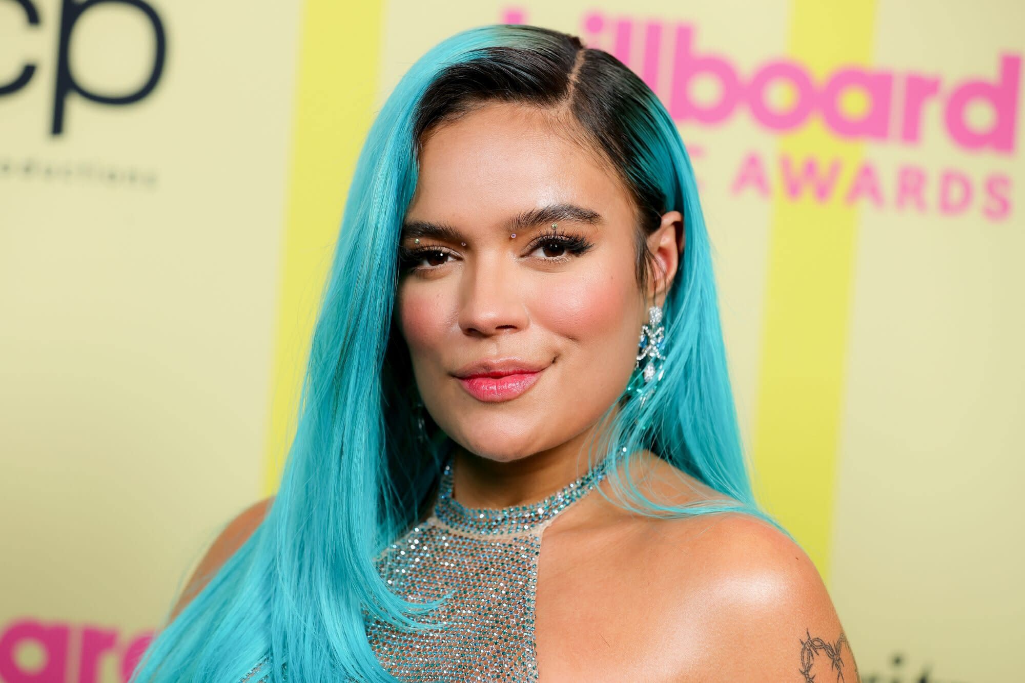 Karol G's Blue Hair Inspires Fans to Try the Trend - wide 3