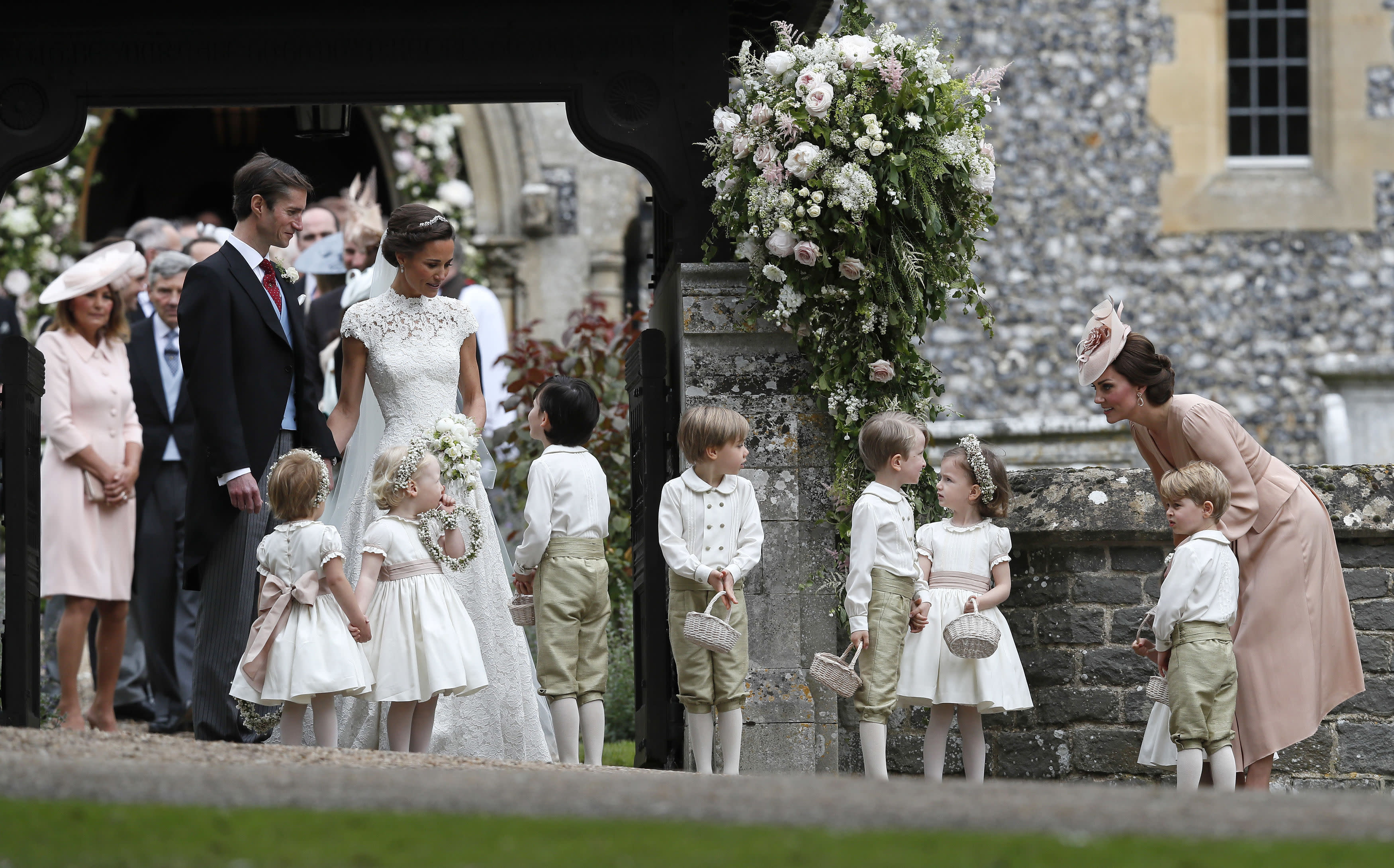 flower girls and page boys