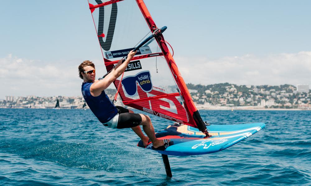 From living in a van to Olympics contender: GB windsurfer Sam Sills