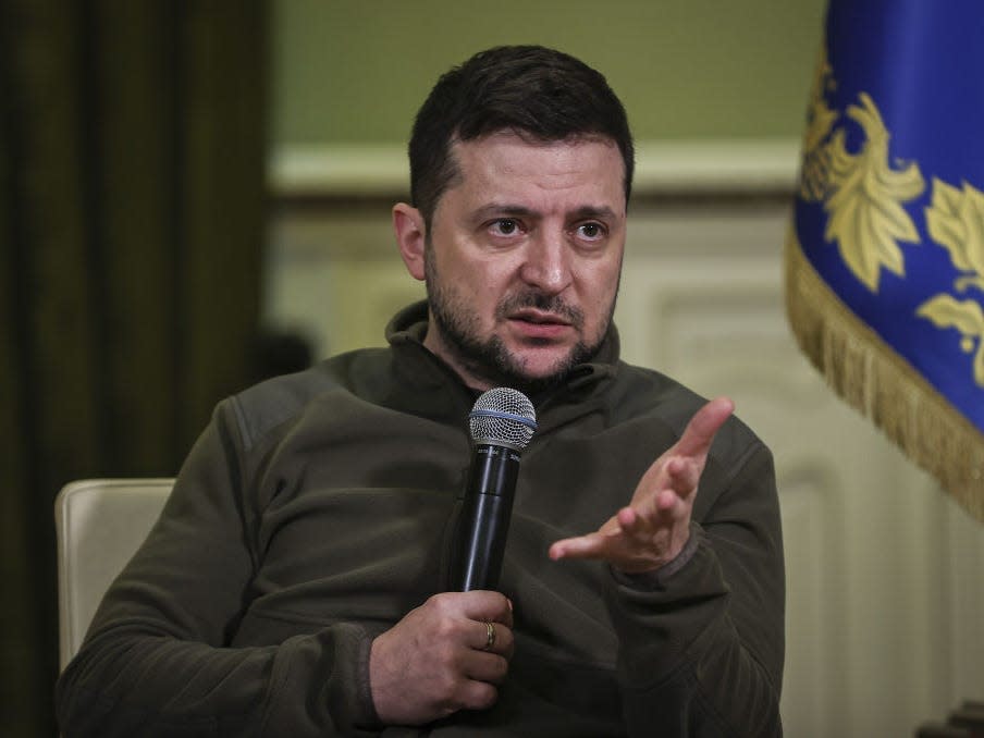 Zelenskyy shuts down NewsMax interviewer who tried to get him to say there would..