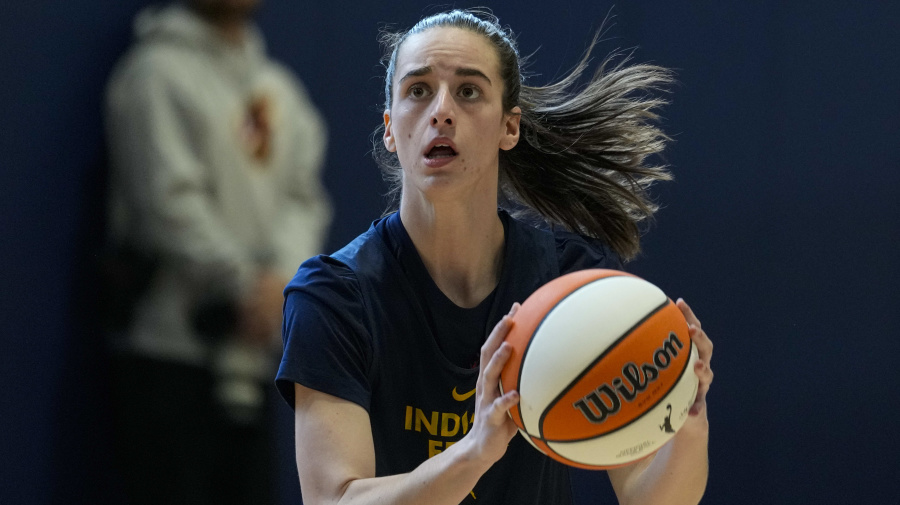 Associated Press - Caitlin Clark got back to the basics Sunday — working out on a basketball court.  Here, as the newest member of the Indiana Fever, she's learning how she'll fit into this new
