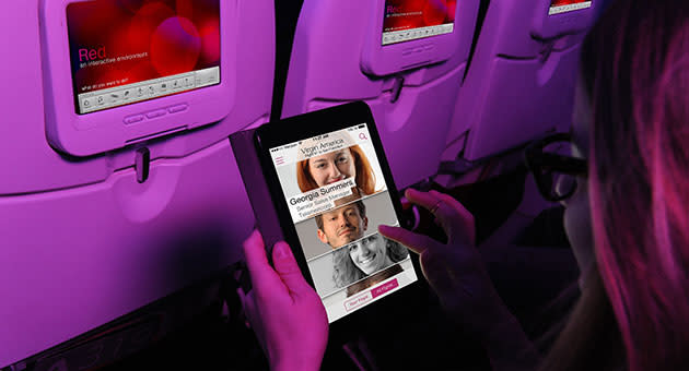 Make 'business connections' with Virgin America's new in-flight social network ;)