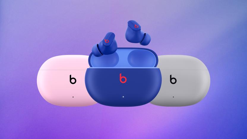 Beats Studio Buds new colors: Sunset Pink, Ocean Blue and Moon Gray.
