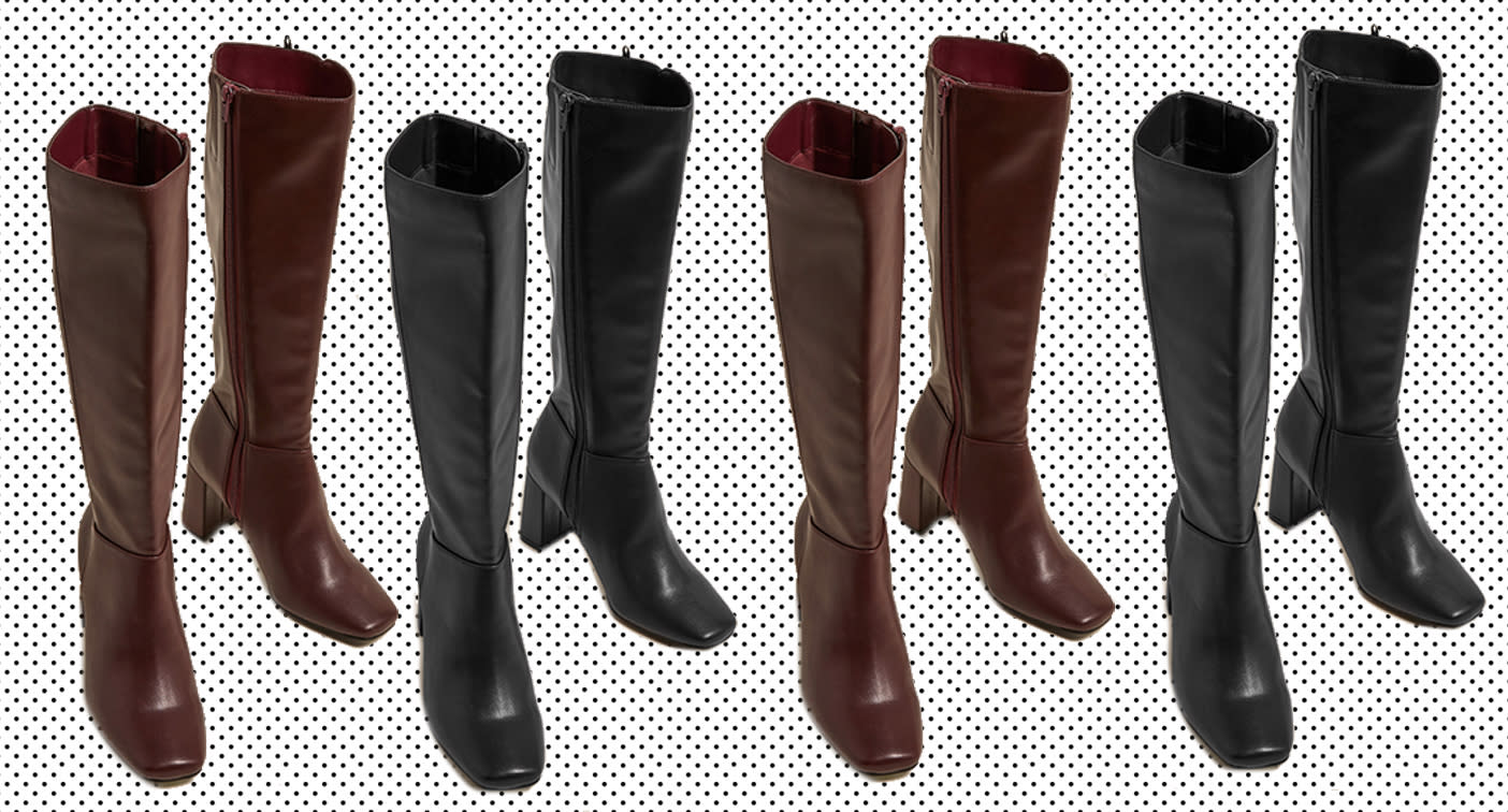 marks and spencer knee length boots