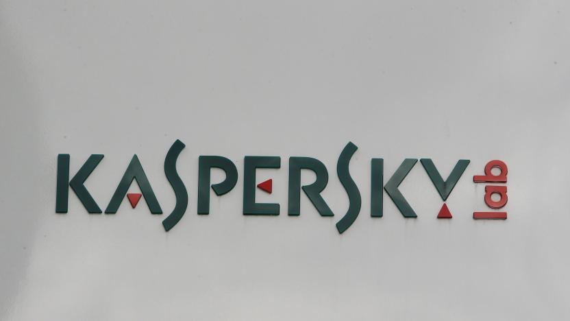 The logo of the anti-virus firm Kaspersky Lab is seen at its headquarters in Moscow, Russia September 15, 2017. REUTERS/Sergei Karpukhin