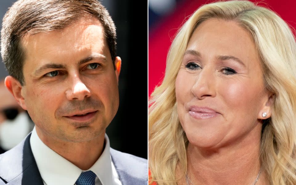 Pete Buttigieg Has Perfect Response To Rep. Marjorie Taylor Greene's Unhinged Co..