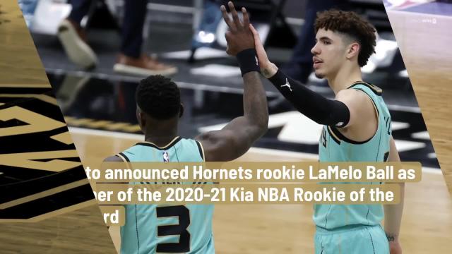 LaMelo Ball blessed to win Rookie of the Year: ‘It definitely feels great’