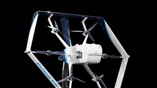 Image of Amazon's Prime Air Drone v2.0