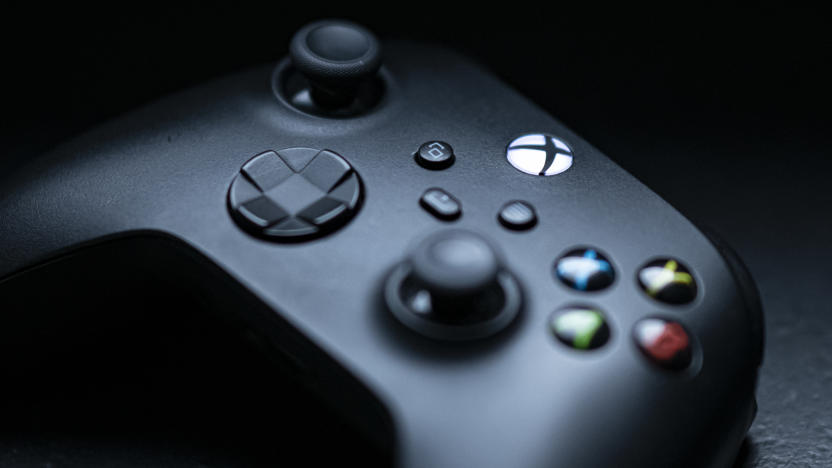 04 November 2021, Berlin: A controller of the Xbox Series X game console is on the table. Playstation 5 and Xbox Series X have been on the market for a year, but there are still supply problems. Photo: Fabian Sommer/dpa (Photo by Fabian Sommer/picture alliance via Getty Images)