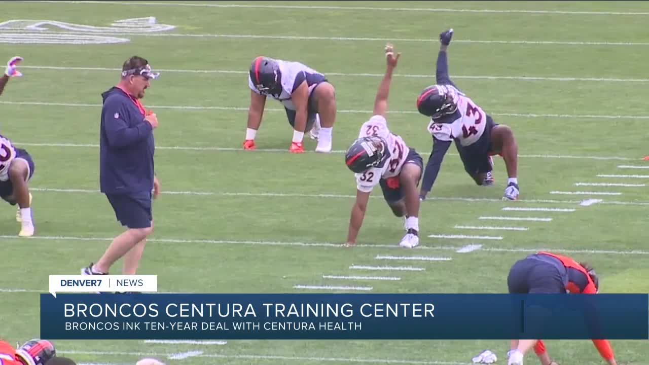 Broncos announce 10-year partnership with Centura Health, including  training facility naming rights