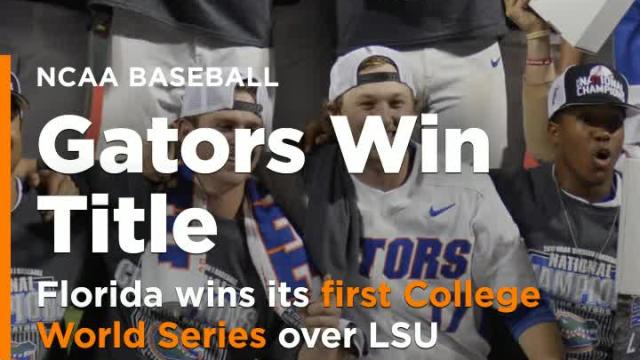 Florida joins elite company by winning its first College World Series
