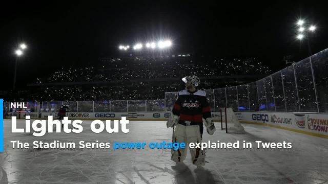 Power outage at Stadium Series game