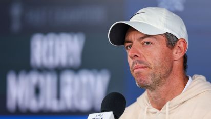 Getty Images - LOUISVILLE, KENTUCKY - MAY 15: Rory McIlroy of Northern Ireland speaks to the media during a practice round prior to the 2024 PGA Championship at Valhalla Golf Club on May 15, 2024 in Louisville, Kentucky. (Photo by Andrew Redington/Getty Images)