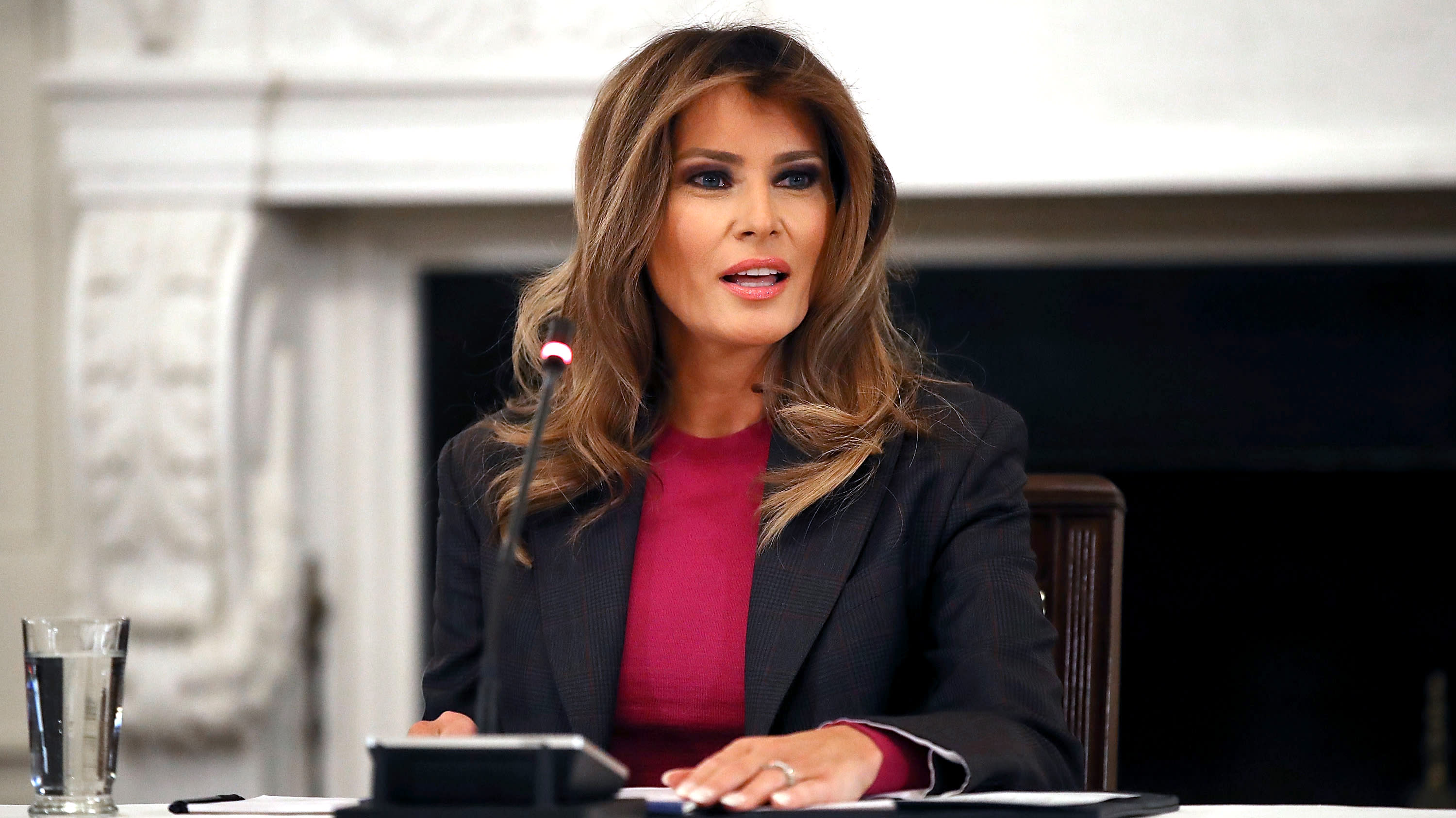 President Trump Says Melania Cant Fly For One Month Following 4