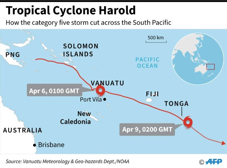 South Pacific disease threat follows destructive cyclone