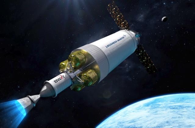 NASA and Lockheed Martin collaborate to develop a nuclear-powered rocket