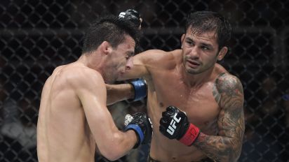 Yahoo Sports - Pantoja had to squint through the blood to get it done, but his experience made all the difference in a close