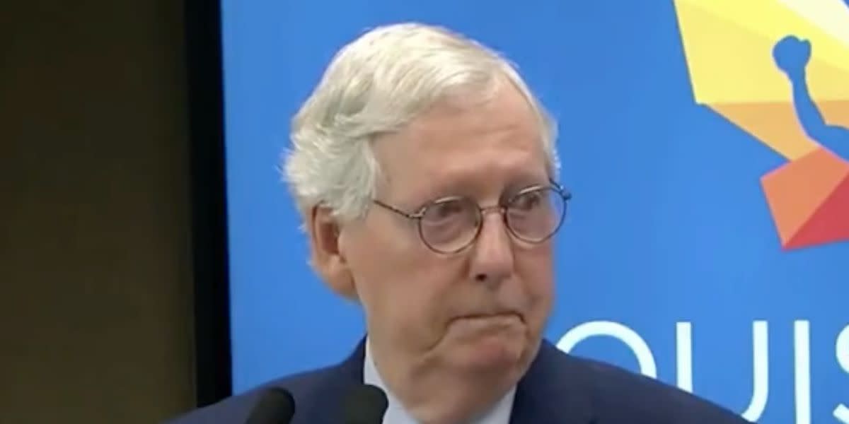 Mitch McConnell Seems Afraid To Defend Wife Elaine Chao After Trump Calls Her ‘C..