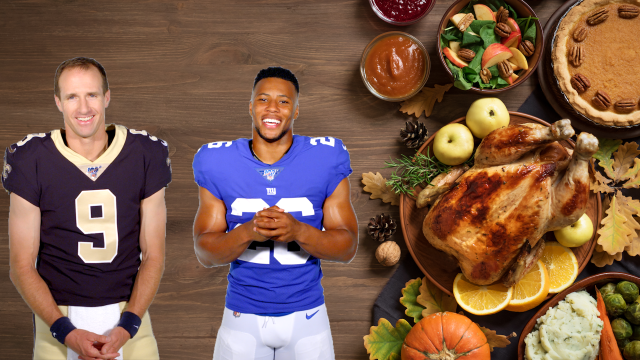 Louisville football players as Thanksgiving meal dishes