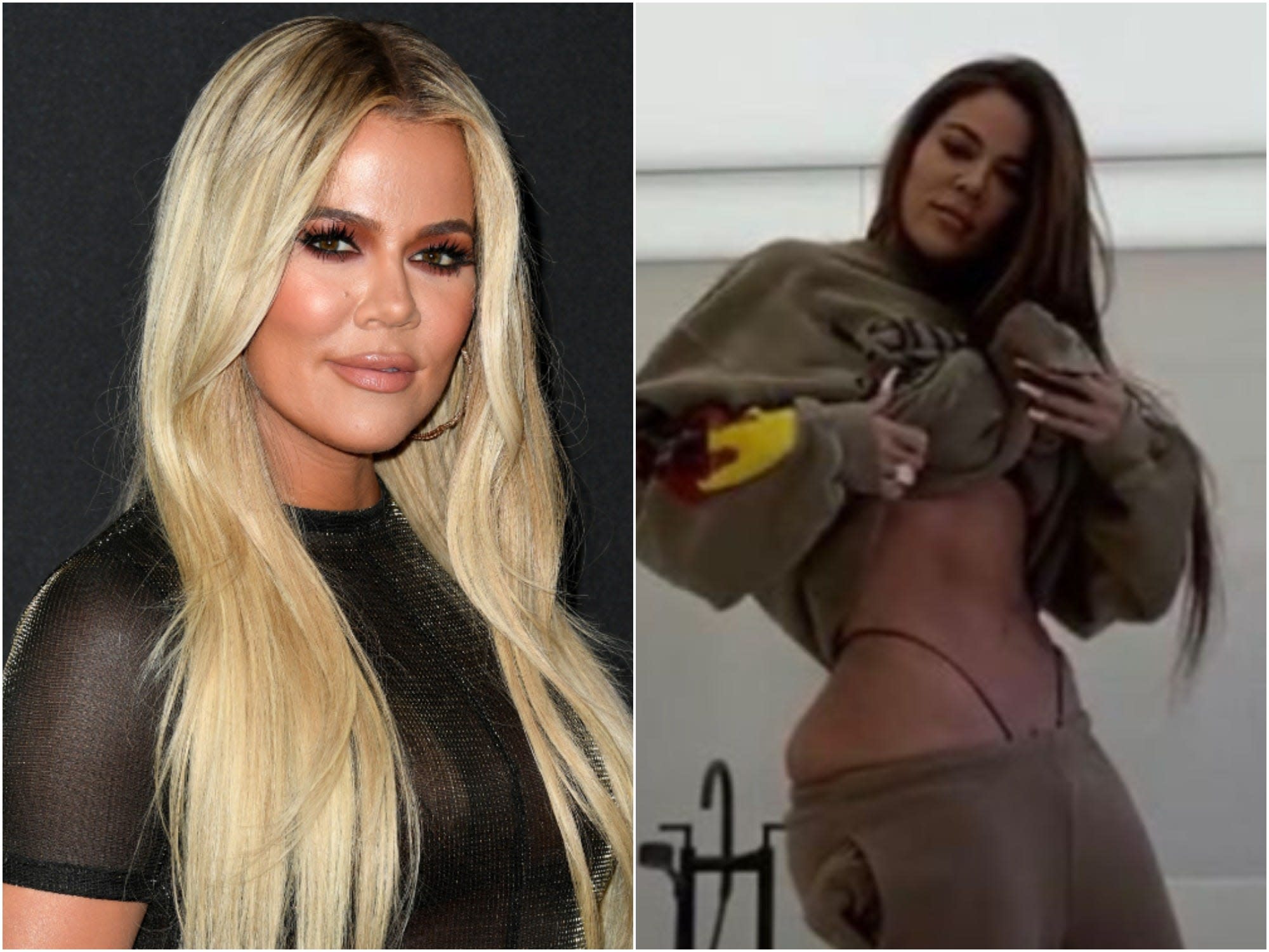 Celebrities Voiced Support For Khloé Kardashian As She Showed Her Stomach On Instagram Live Amid