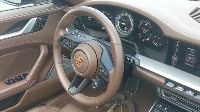 2021 Porsche 911 Turbo S Cabrio interior tour