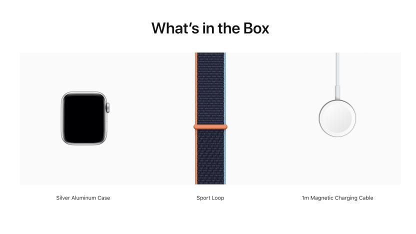 Apple Watch what's in the box