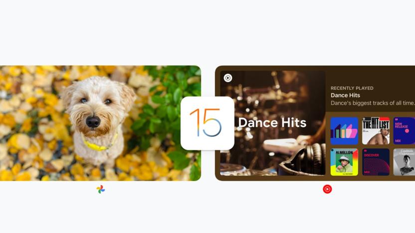 Google iOS 15 widgets