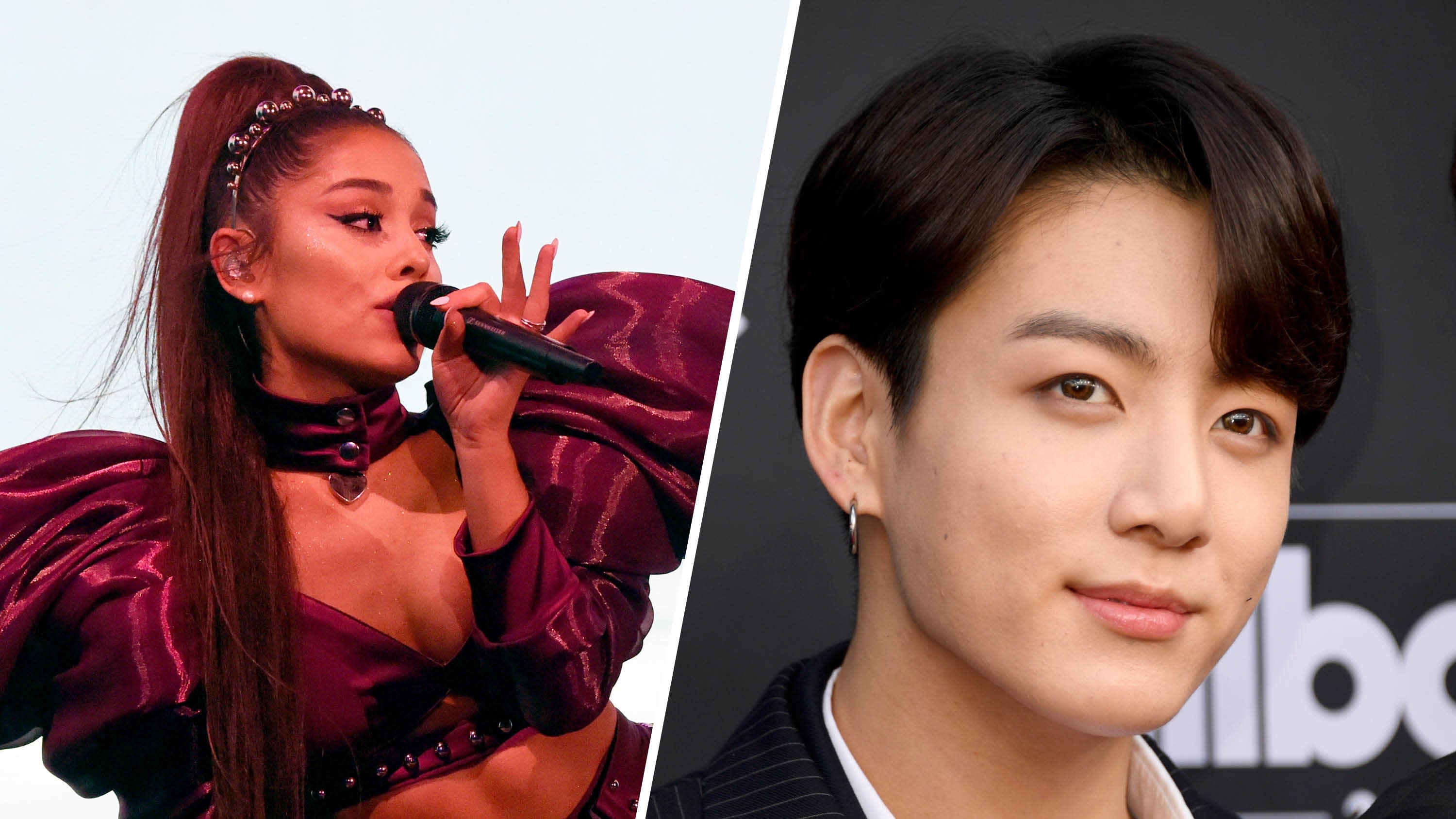 Ariana Grande and Jungkook of BTS Took a Glowing Post-Concert Photo