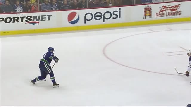 Daniel Sedin tallies on the 4-on-3