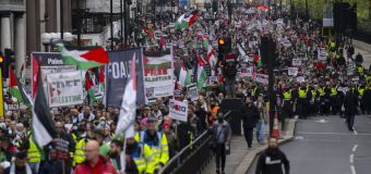 
London Gaza protest: has row over ‘openly Jewish’ remark changed the march’s mood?