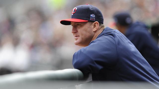 Jim Thome of the Minnesota Twins with his father Chuck, wife Andrea News  Photo - Getty Images