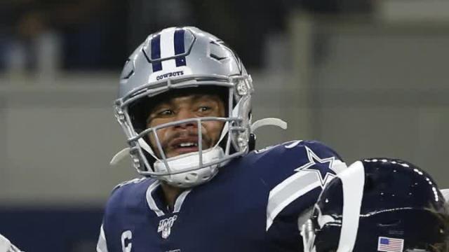 Jason Garrett says Dak Prescott has injury in throwing shouder