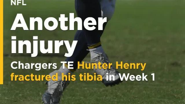 Chargers TE Hunter Henry suffers fractured tibia in Week 1