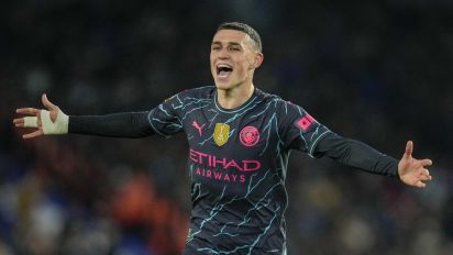 Associated Press - Manchester City chalked up another big win in its hunt for an unprecedented fourth straight Premier League title, with Phil Foden continuing his career-best scoring season with two