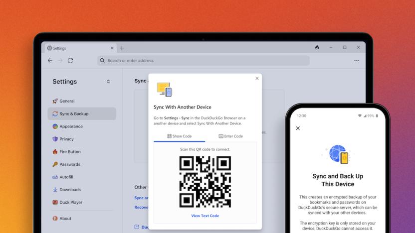 Syncing across devices for DuckDuckGo