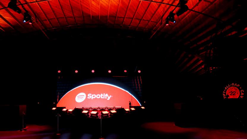 LOS ANGELES, CALIFORNIA - JUNE 23: The interior is seen during Spotify's All Rap-Caviar Experience on June 23, 2022 in Los Angeles, California. (Photo by Phillip Faraone/Getty Images for Spotify)