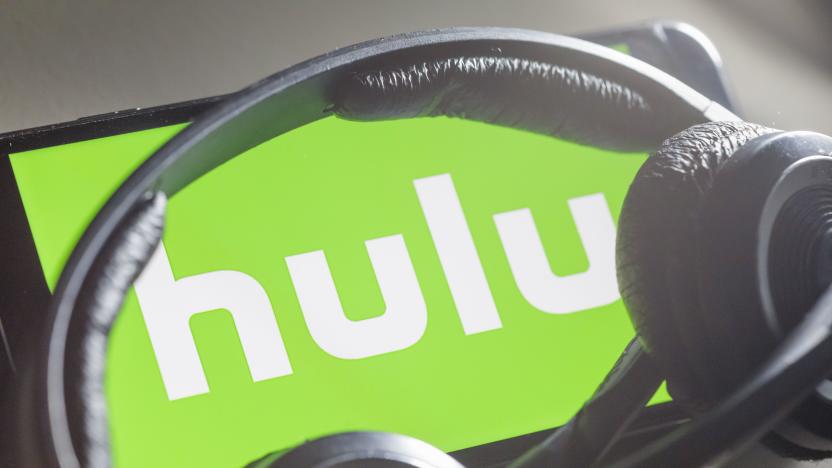 BERLIN, GERMANY - OCTOBER 07: In this photo illustration the logo of subscription video on demand service Hulu is displayed on a smartphone on October 07, 2019 in Berlin, Germany. (Photo Illustration by Thomas Trutschel/Photothek via Getty Images)