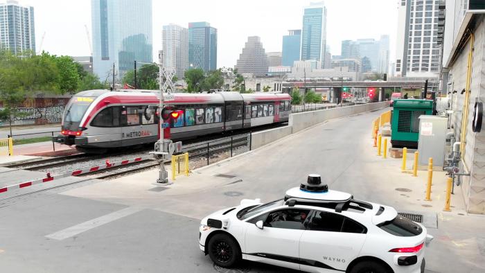 Waymo One car in Austin