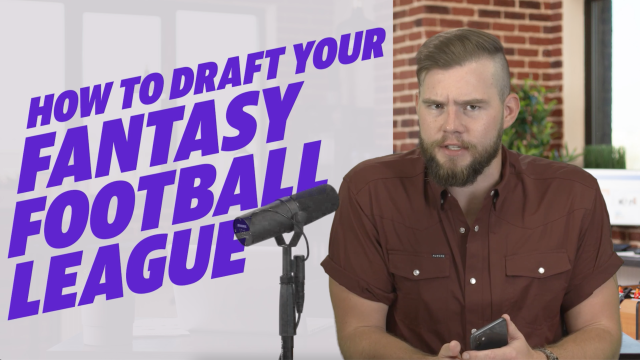 Fantasy Football 101: How to draft a league