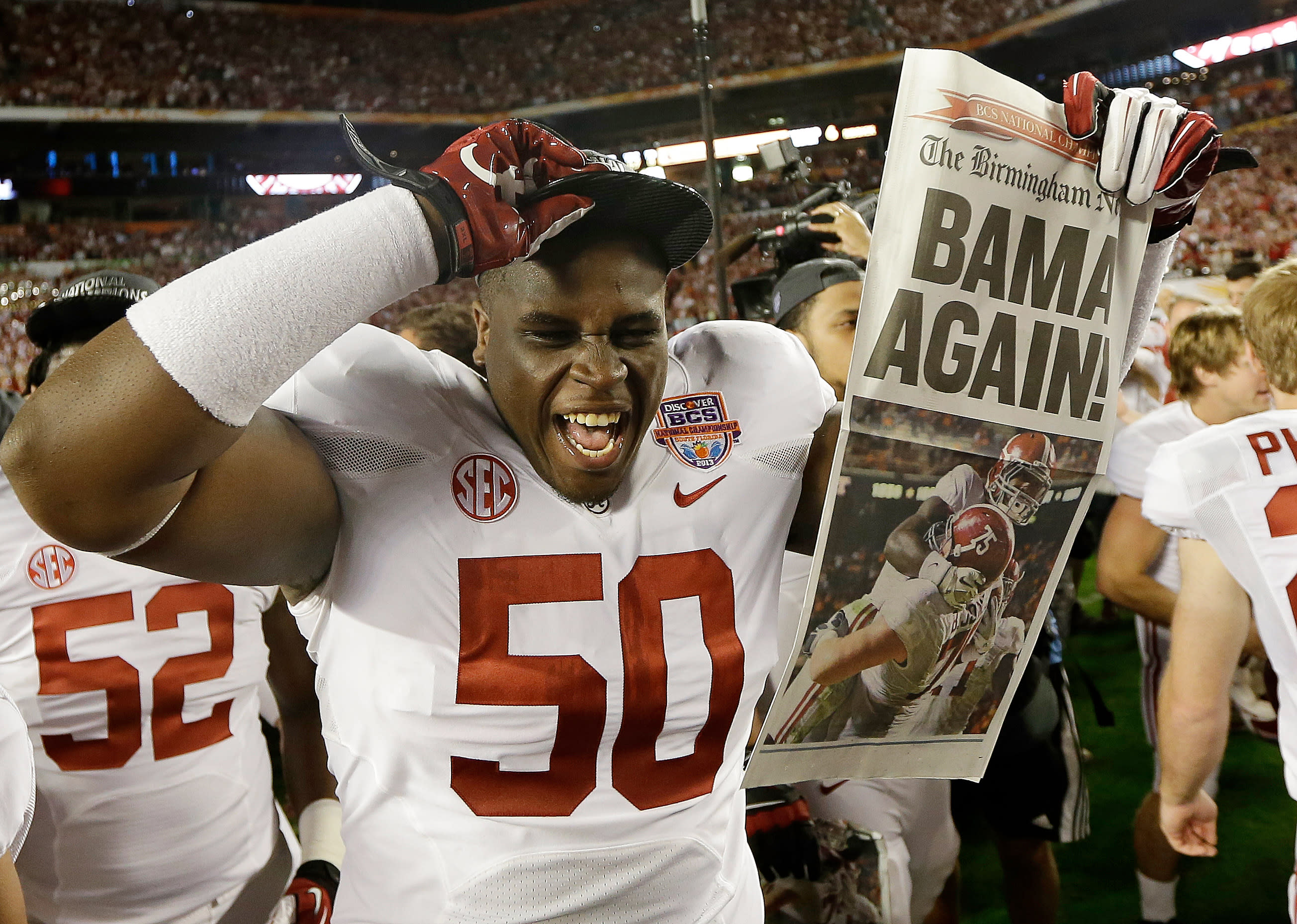 Alabama celebrates championship win