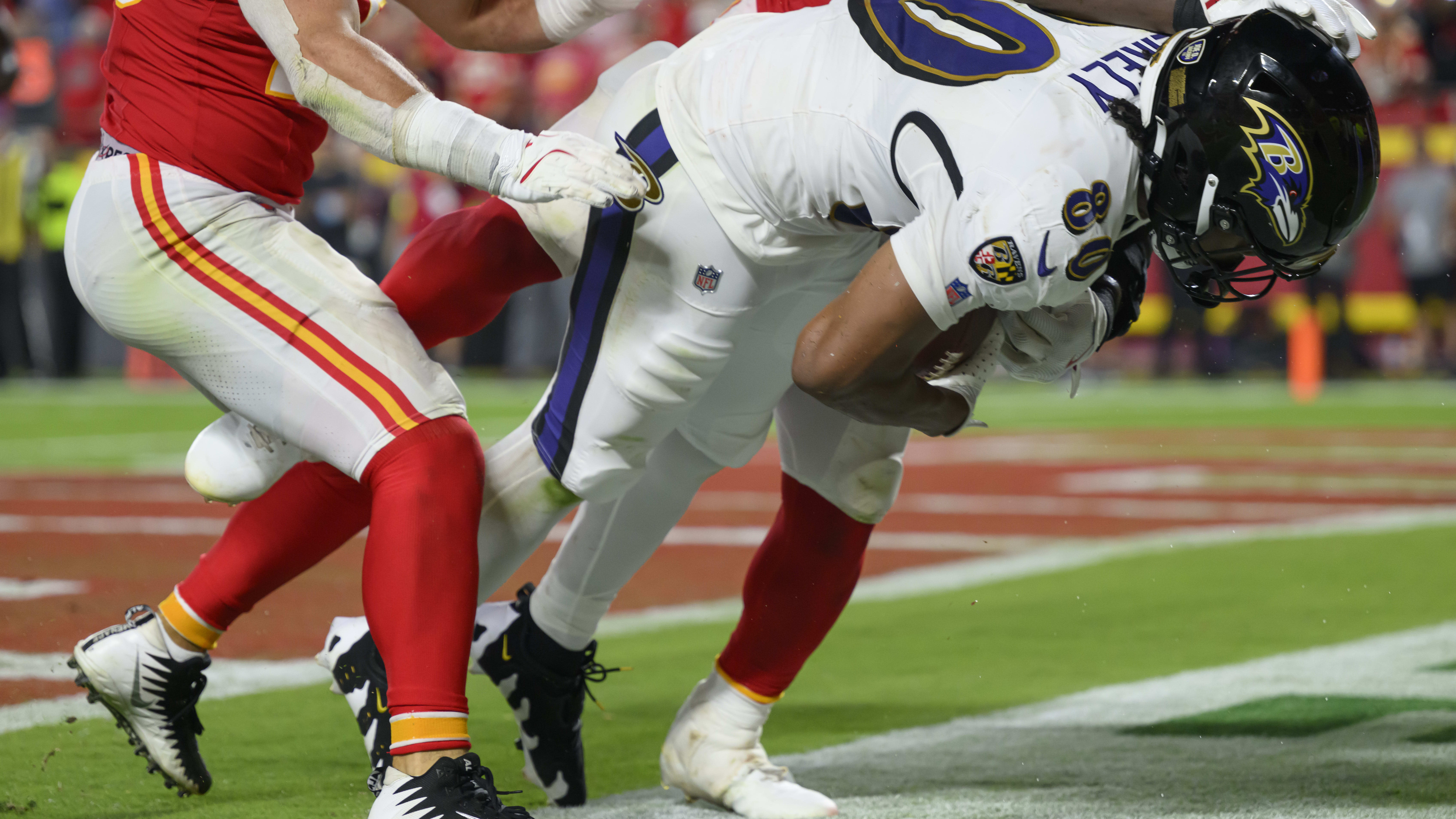 Toe no! Chiefs top Ravens as replay reverses TD on final play