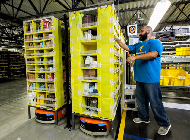 Amazon shows off the robots handling your holiday orders