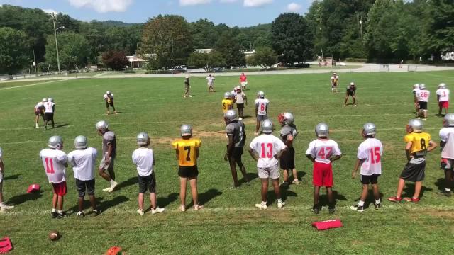 Hendersonville football first week of practice