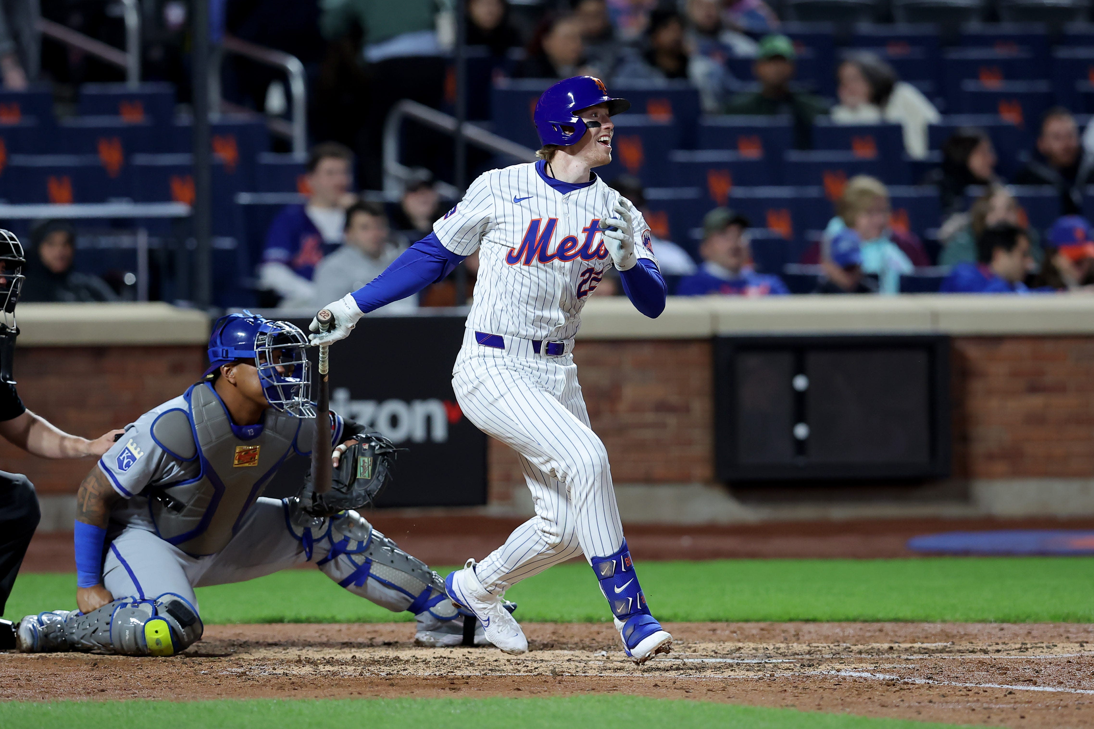 Brett Baty exits NY Mets game vs Pirates with hamstring issue. How serious is it?