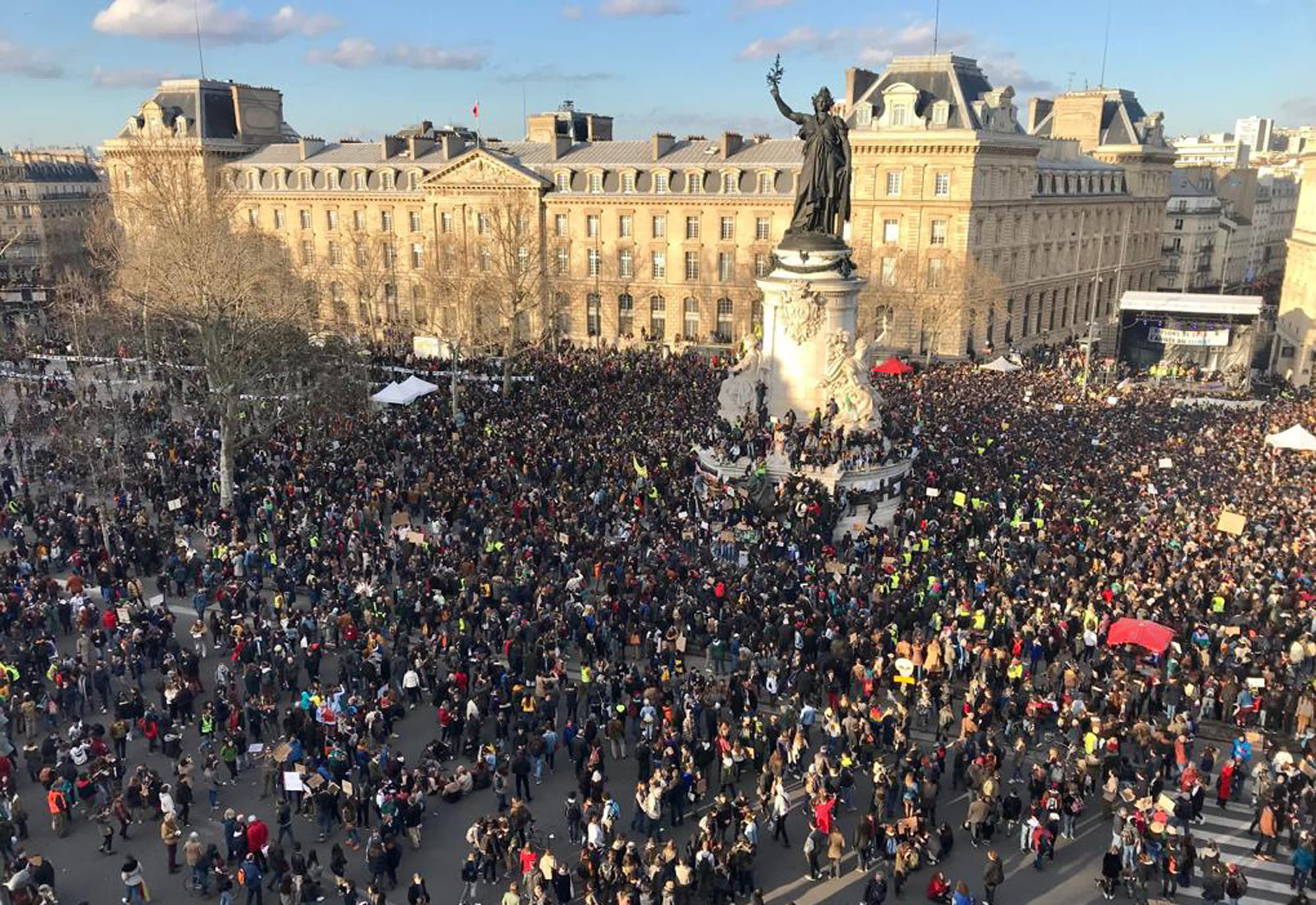 Climate protests First the students, now adults in France