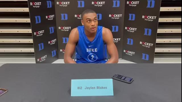 Duke basketball's Jaylen Blakes discusses differences between Coach K and Jon Scheyer