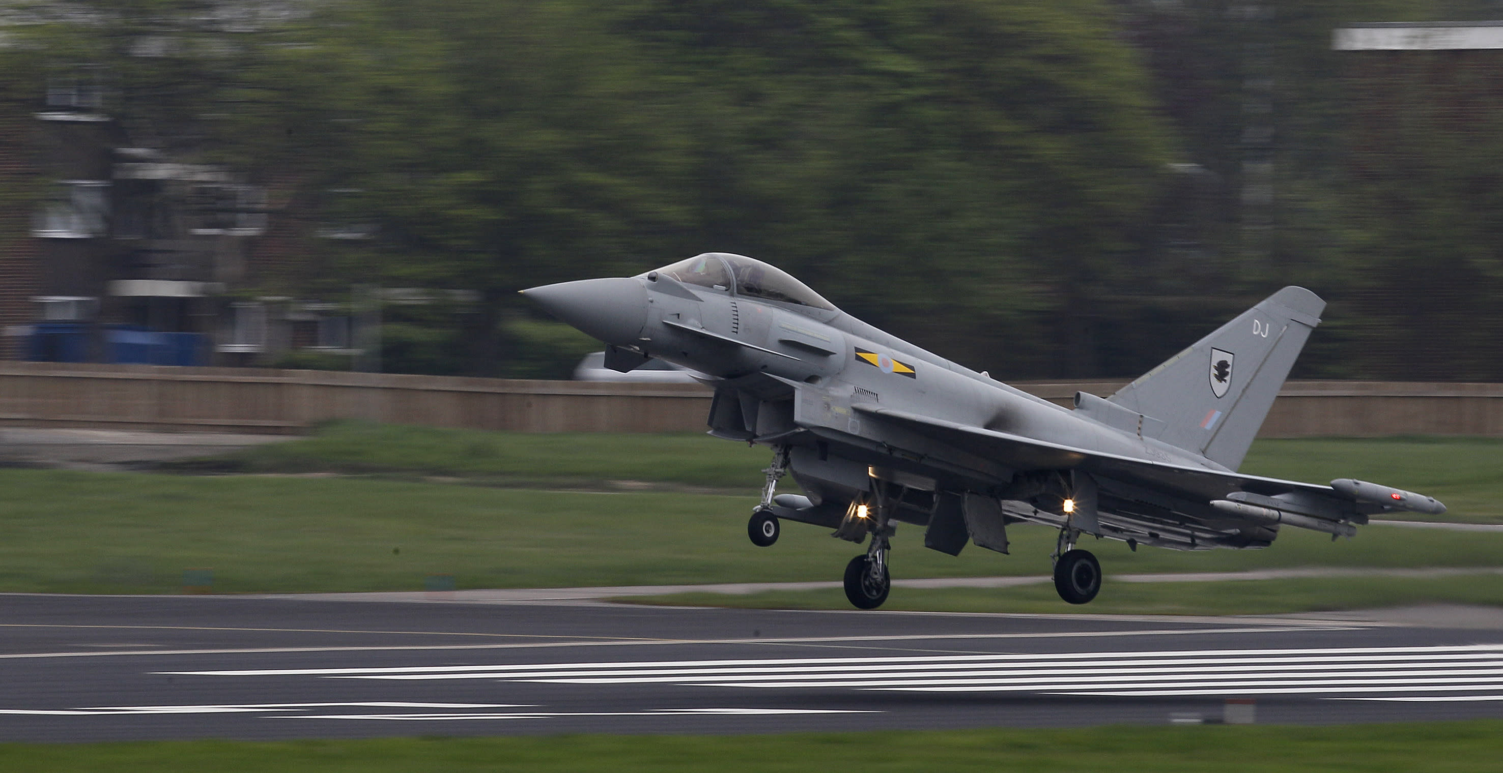 Britain scrambles Typhoon jets to escort Russian bombers