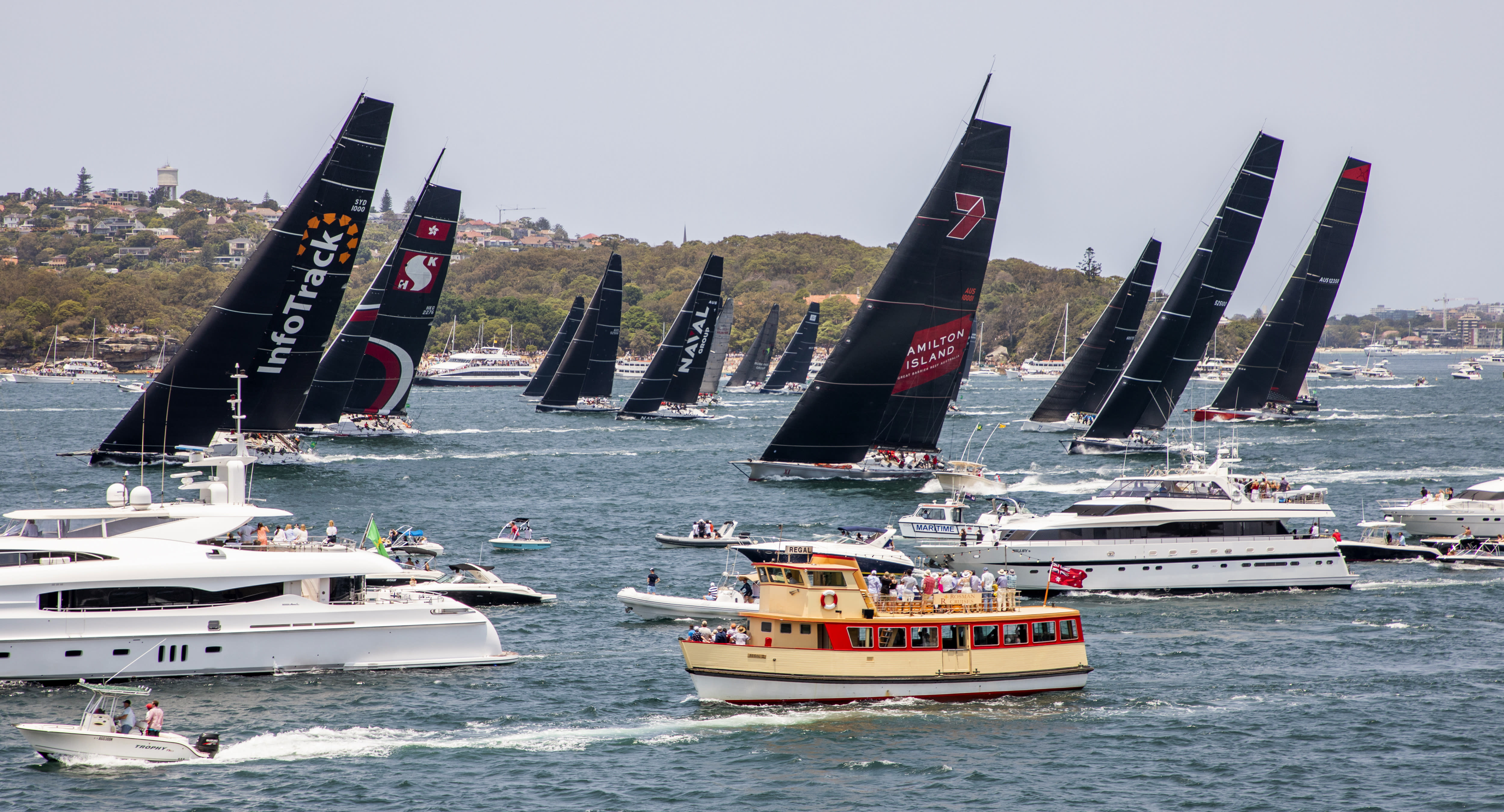 start of sydney to hobart yacht race