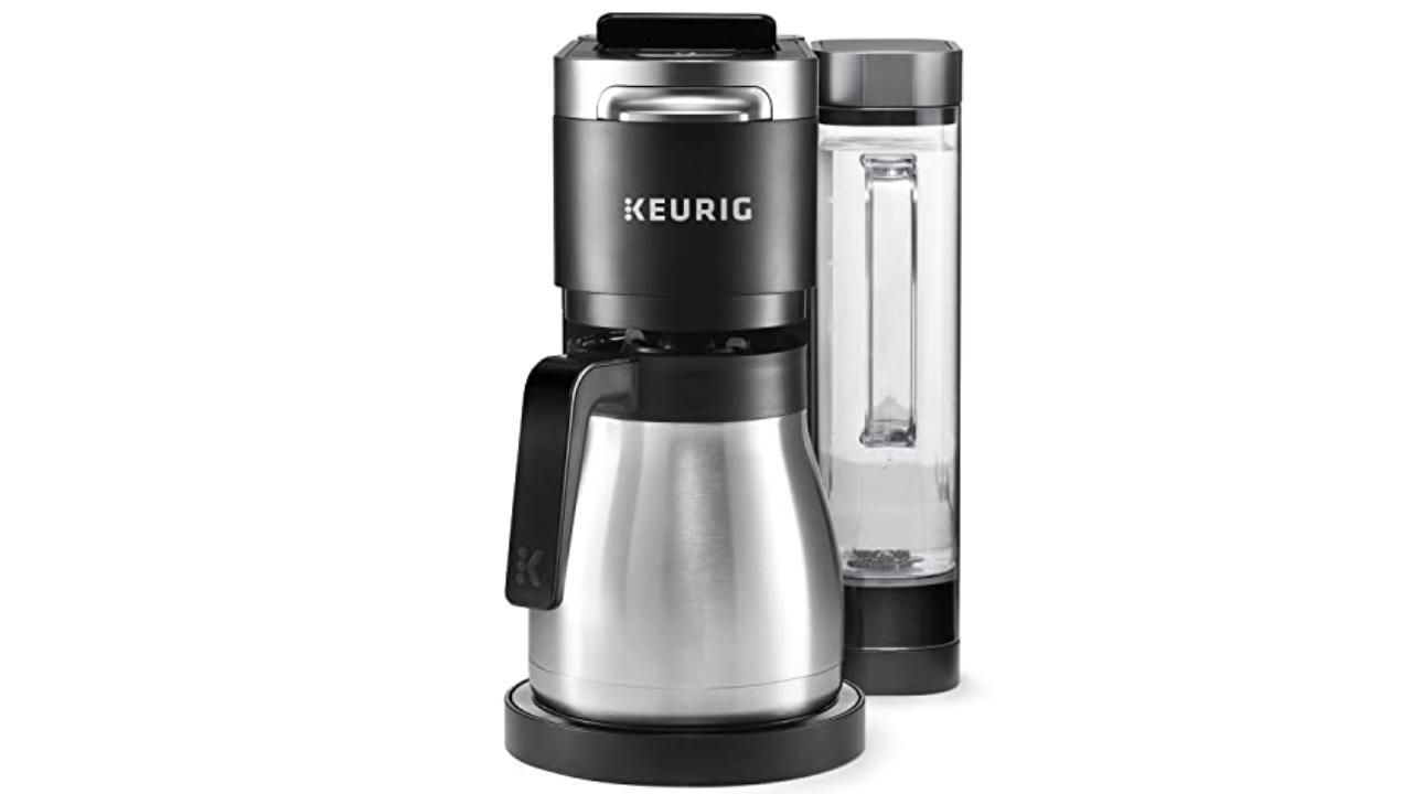 Single Cup Coffee Maker Machine with Thermal Mug, K Cup Pod and Ground  Single Cup Coffee Makers Brewer,6 to 14 Oz - Yahoo Shopping